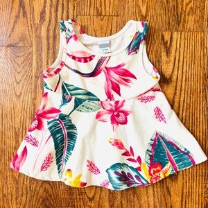 Old Navy Baby 12 Months Floral Top Dress